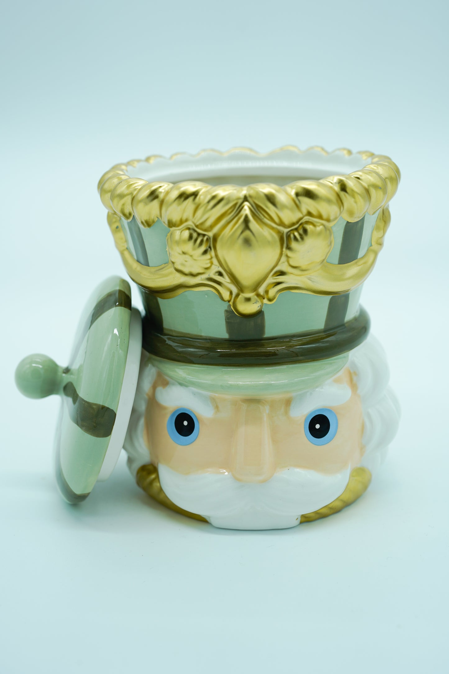 Keksdose Nussknacker Kopf versch. Farben