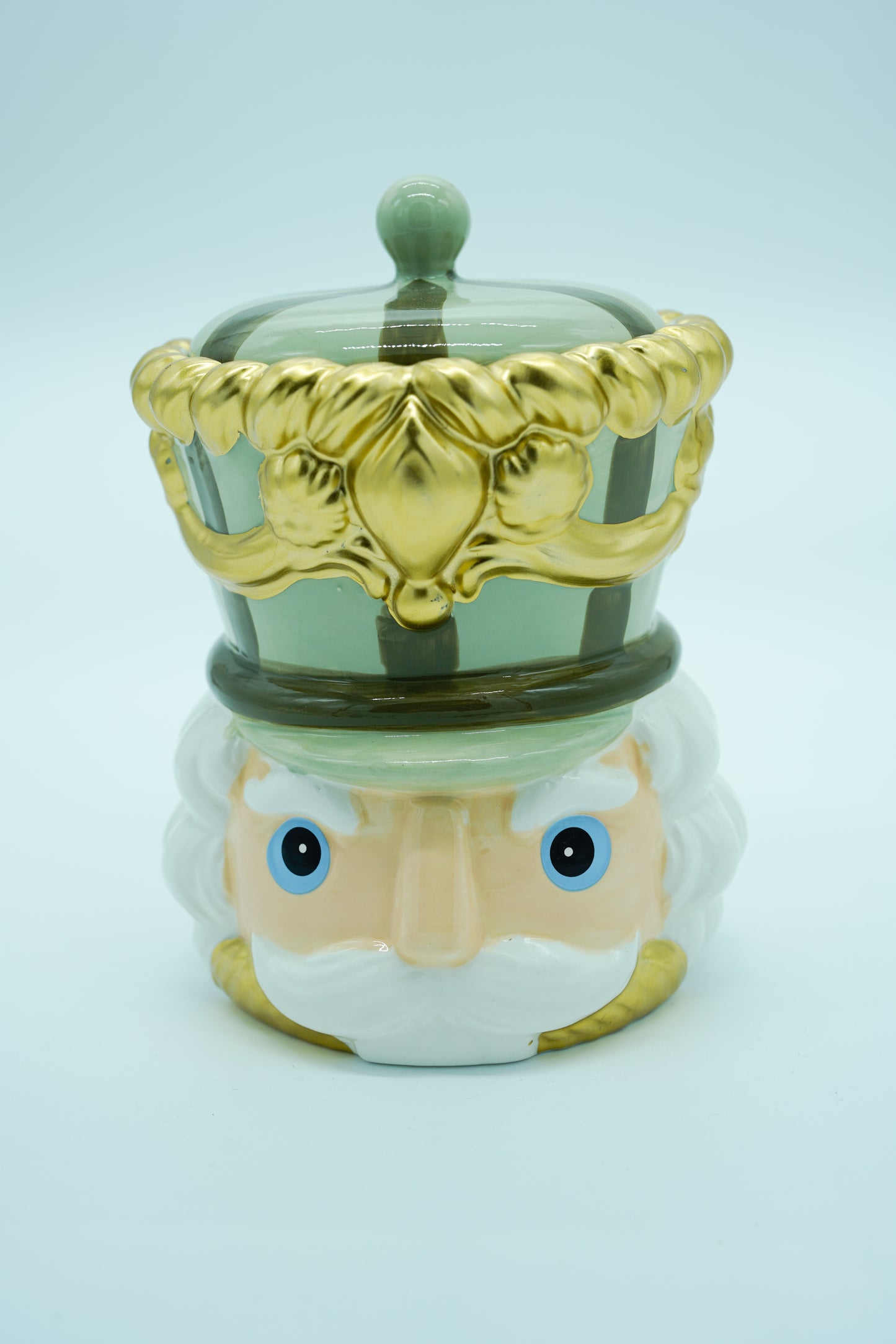 Keksdose Nussknacker Kopf versch. Farben