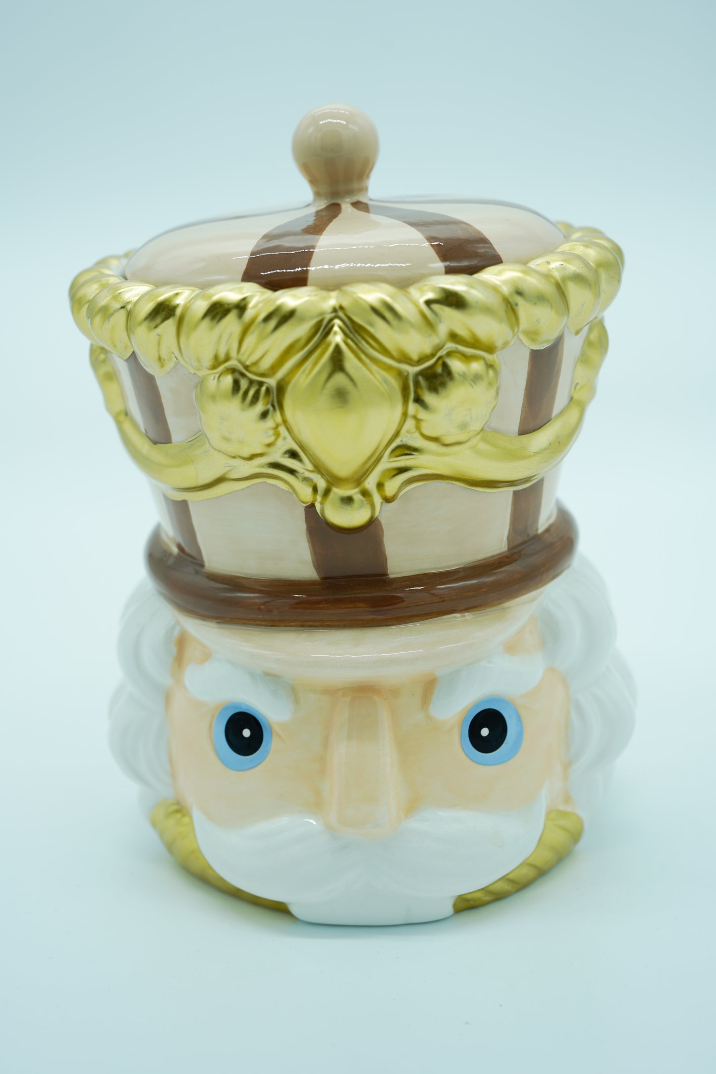 Keksdose Nussknacker Kopf versch. Farben