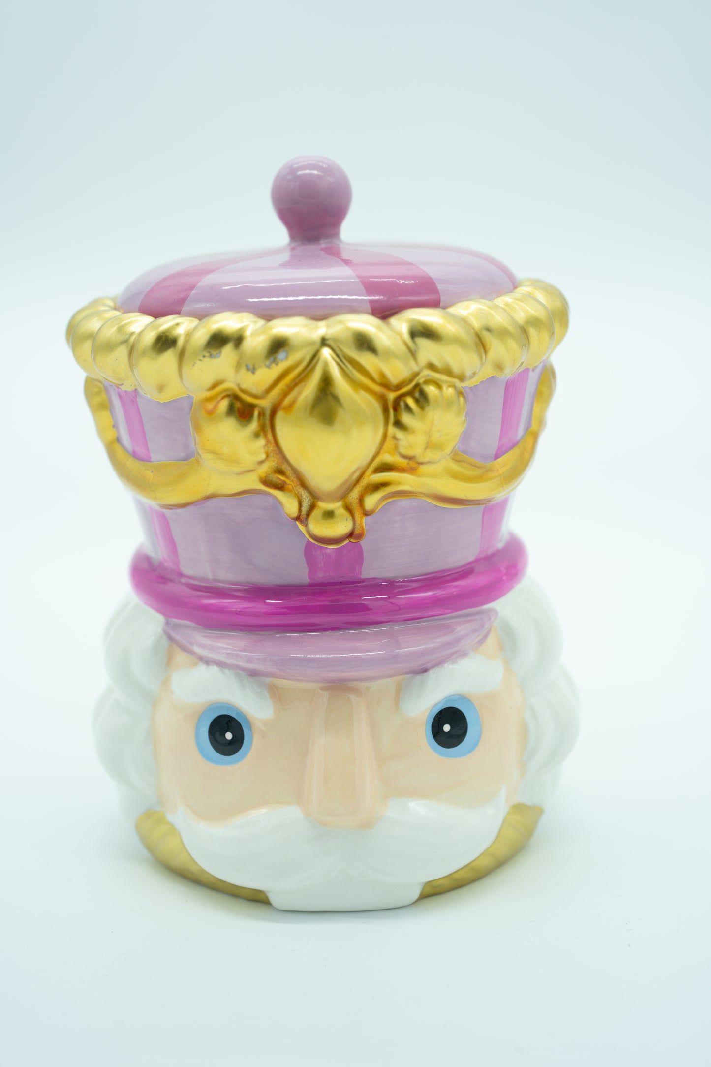 Keksdose Nussknacker Kopf versch. Farben