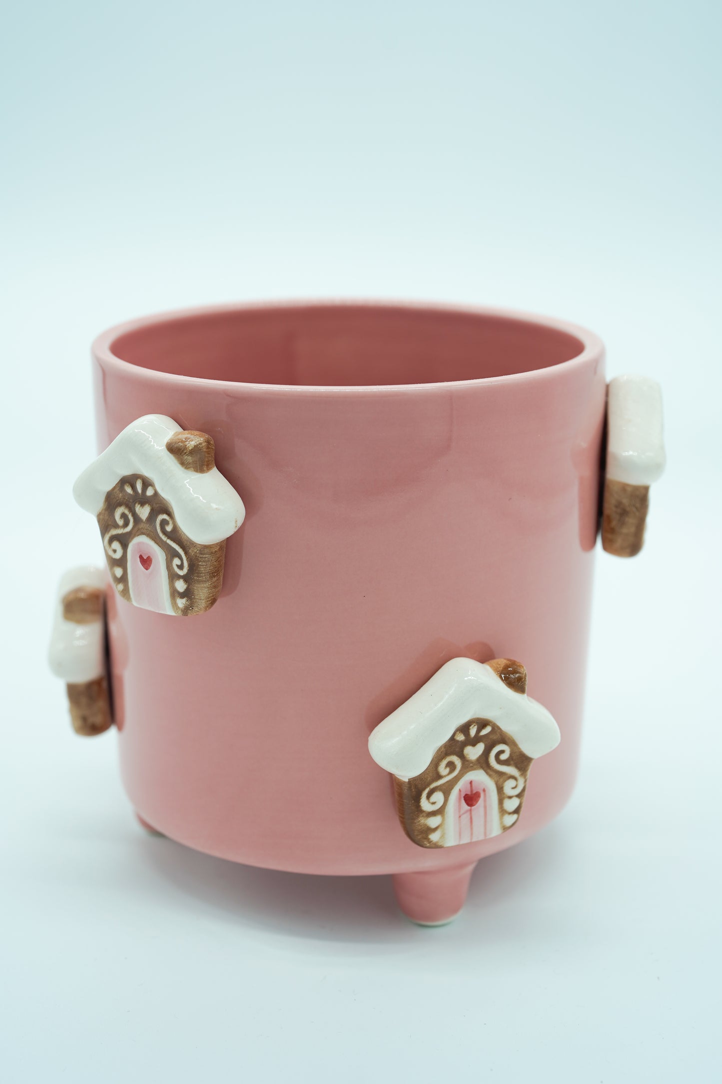 Blumentopf Lebkuchenhäusschen