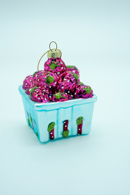 Baumschmuck Erdbeerschälchen