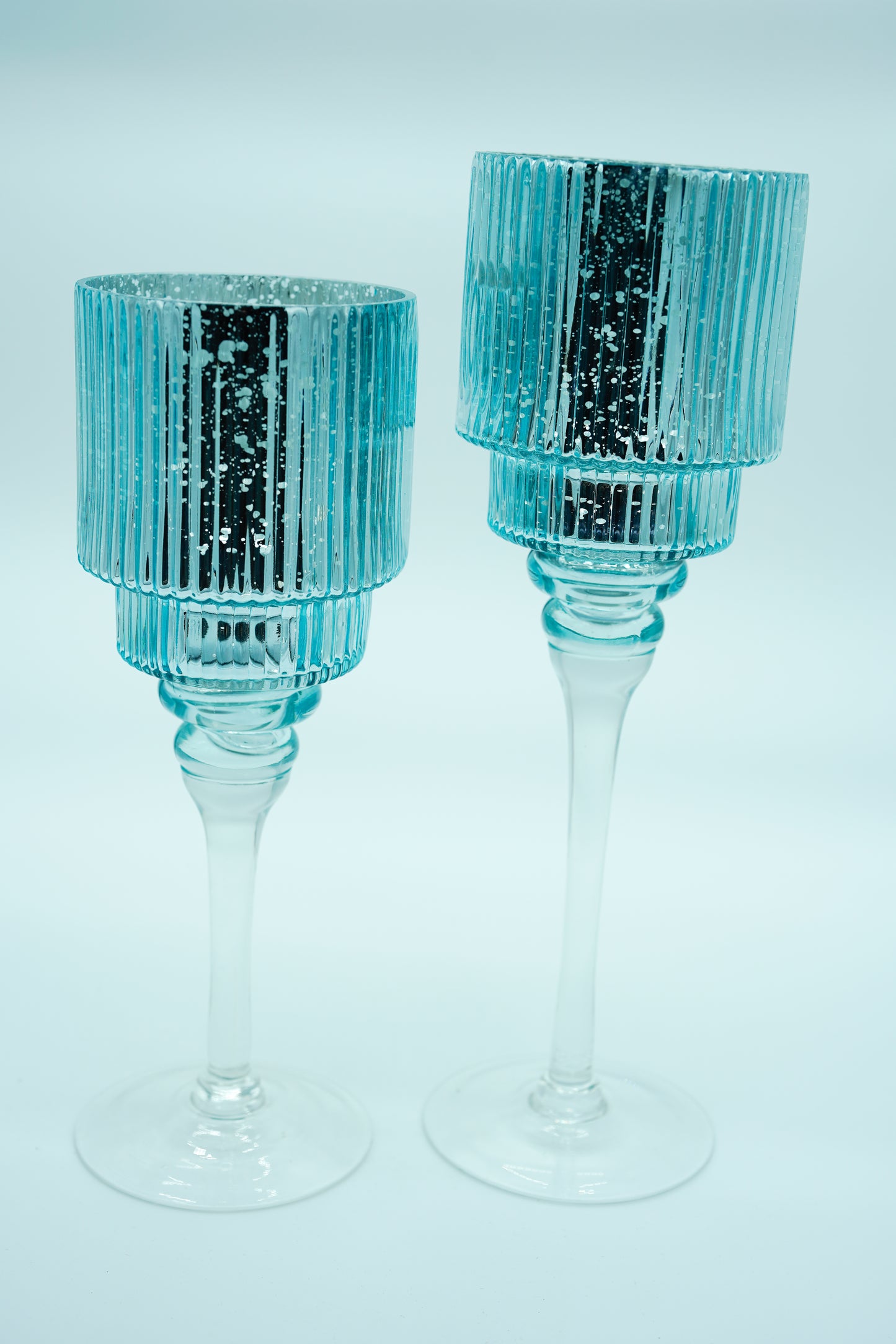 Kerzenkelche Türkis