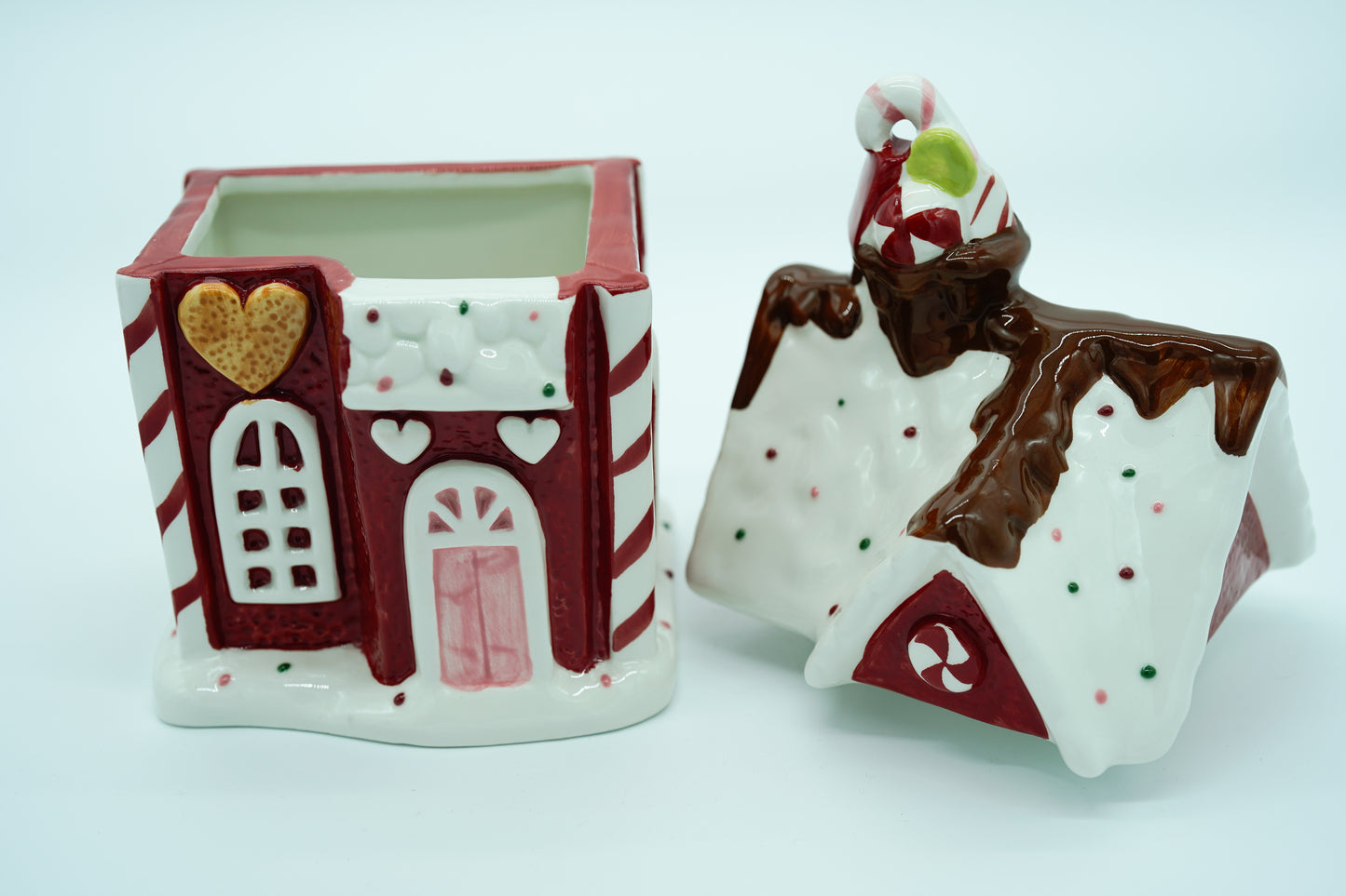 Keksdose rotes Lebkuchenhaus