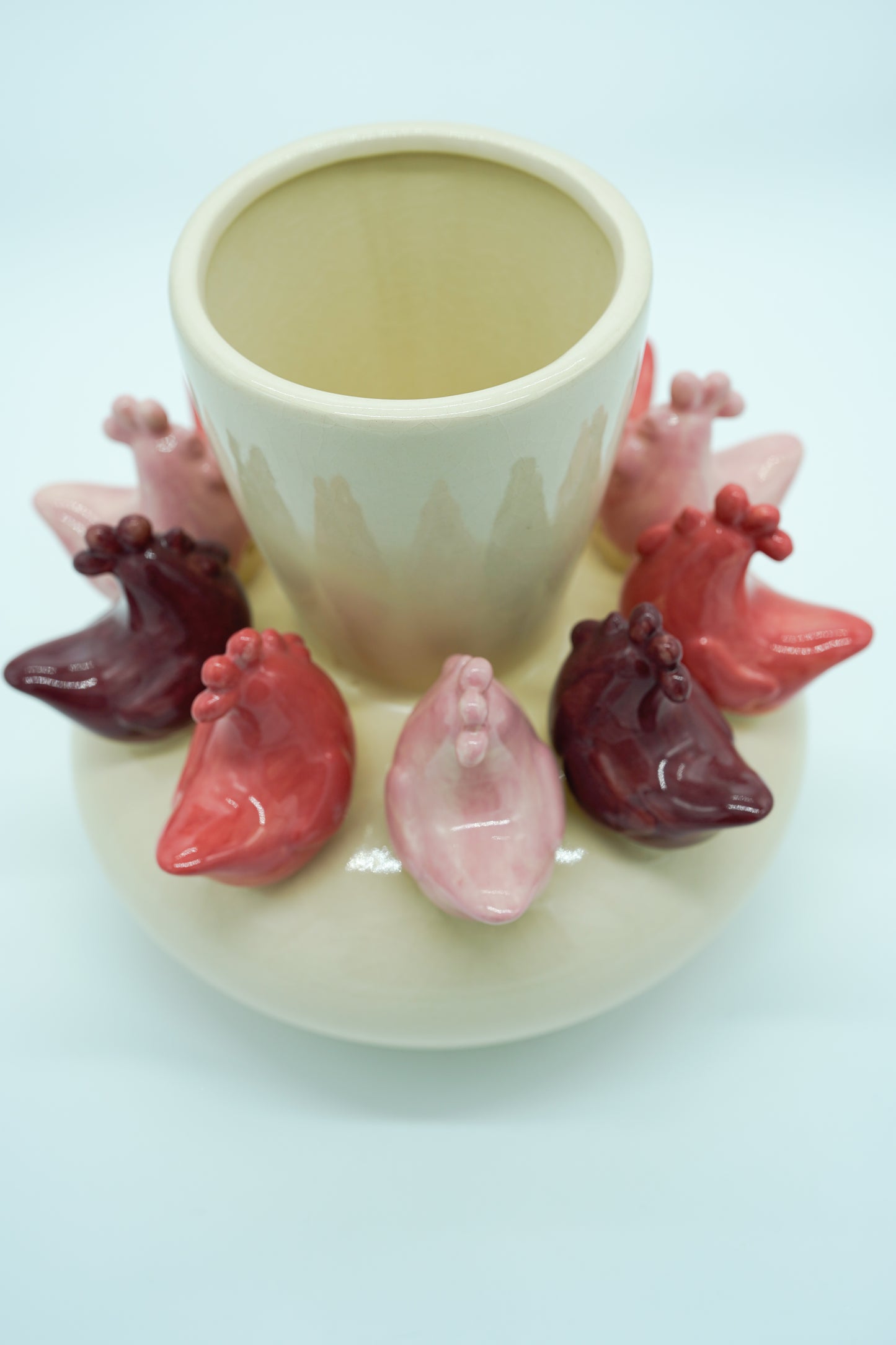 Vase *pinky Chickens*